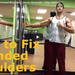 How to Fix Rounded Shoulders